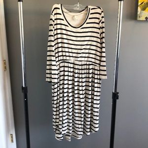 Black and white boutique dress size large